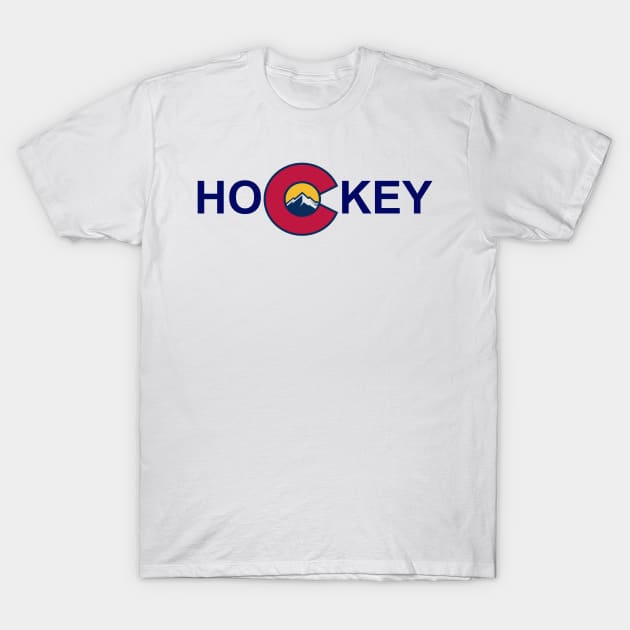 Colorado Hockey T-Shirt by rustyskate